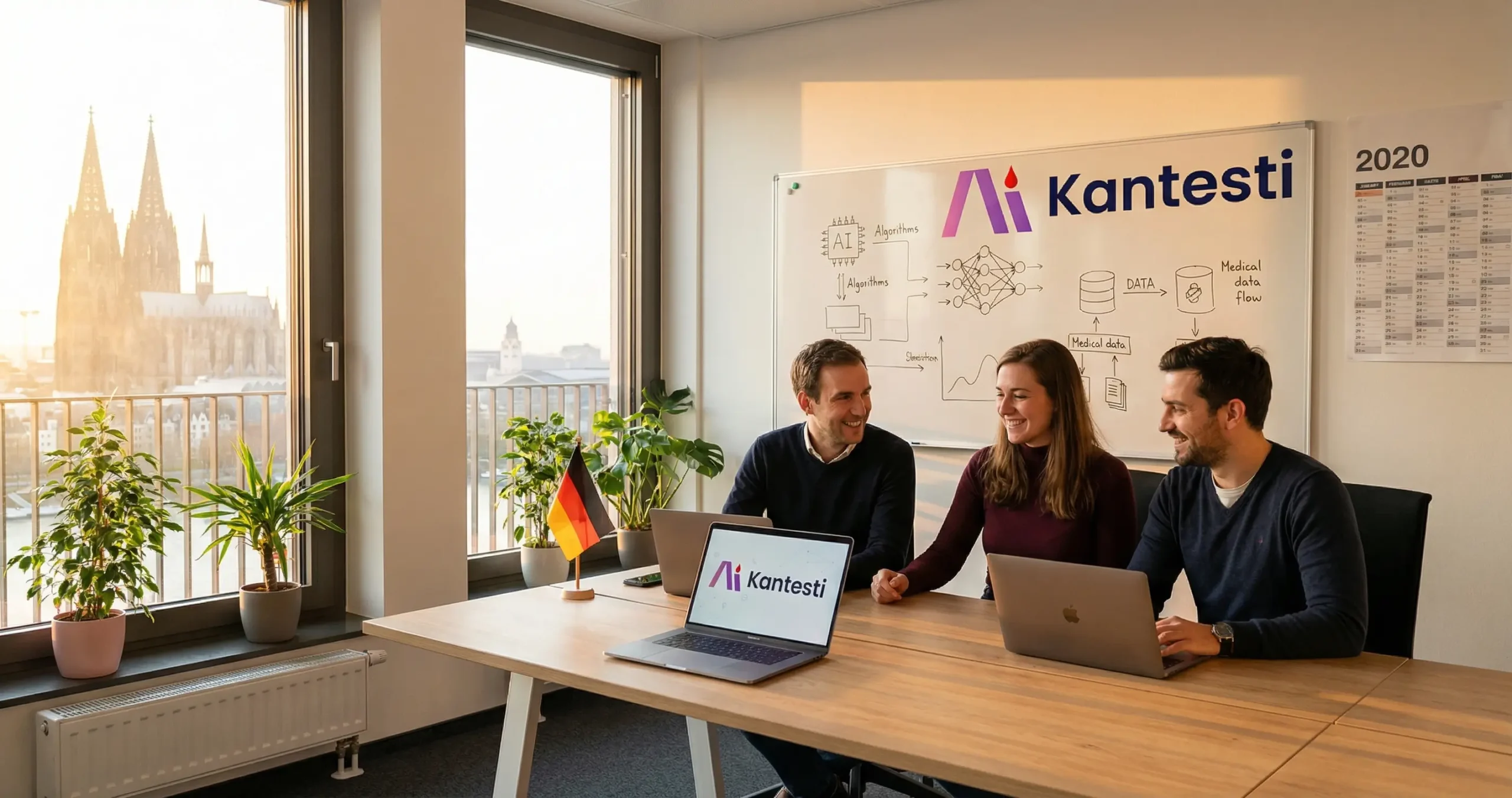 关于我们 9 Kantesti AI血液检测分析公司于2020年5月在德国科隆成立——这支创业团队的愿景是普及医疗保健。