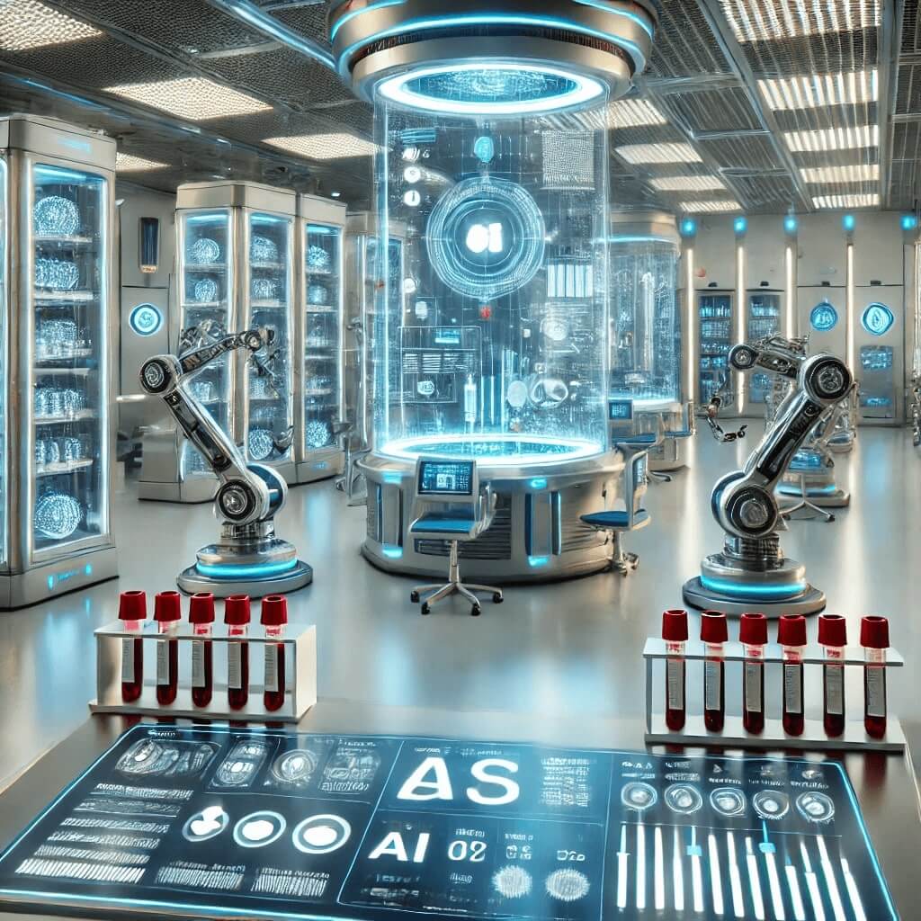 AI ສະແກນຕົວຢ່າງເລືອດໃນການຕັ້ງຄ່າຫ້ອງທົດລອງໃນອະນາຄົດ